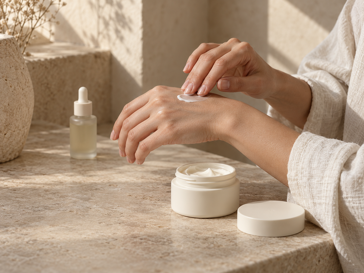 Skincare product and natural textures